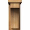 Ekena Millwork Huntington Rough Sawn Corbel w/Backplate, Western Red Cedar, 6"W x 14"D x 14"H COR06X14X14HUN01RWR - alternate 2